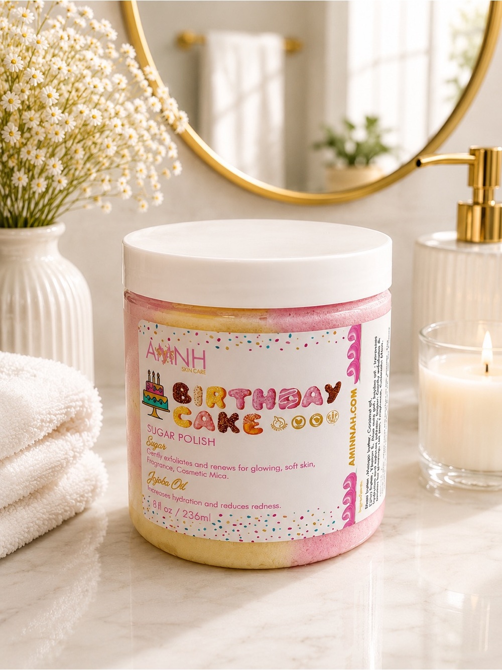 Aminnah Birthday Cake Sugar Polish